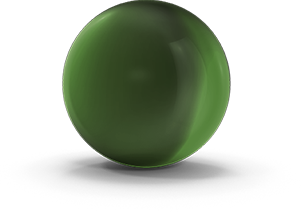 green ball